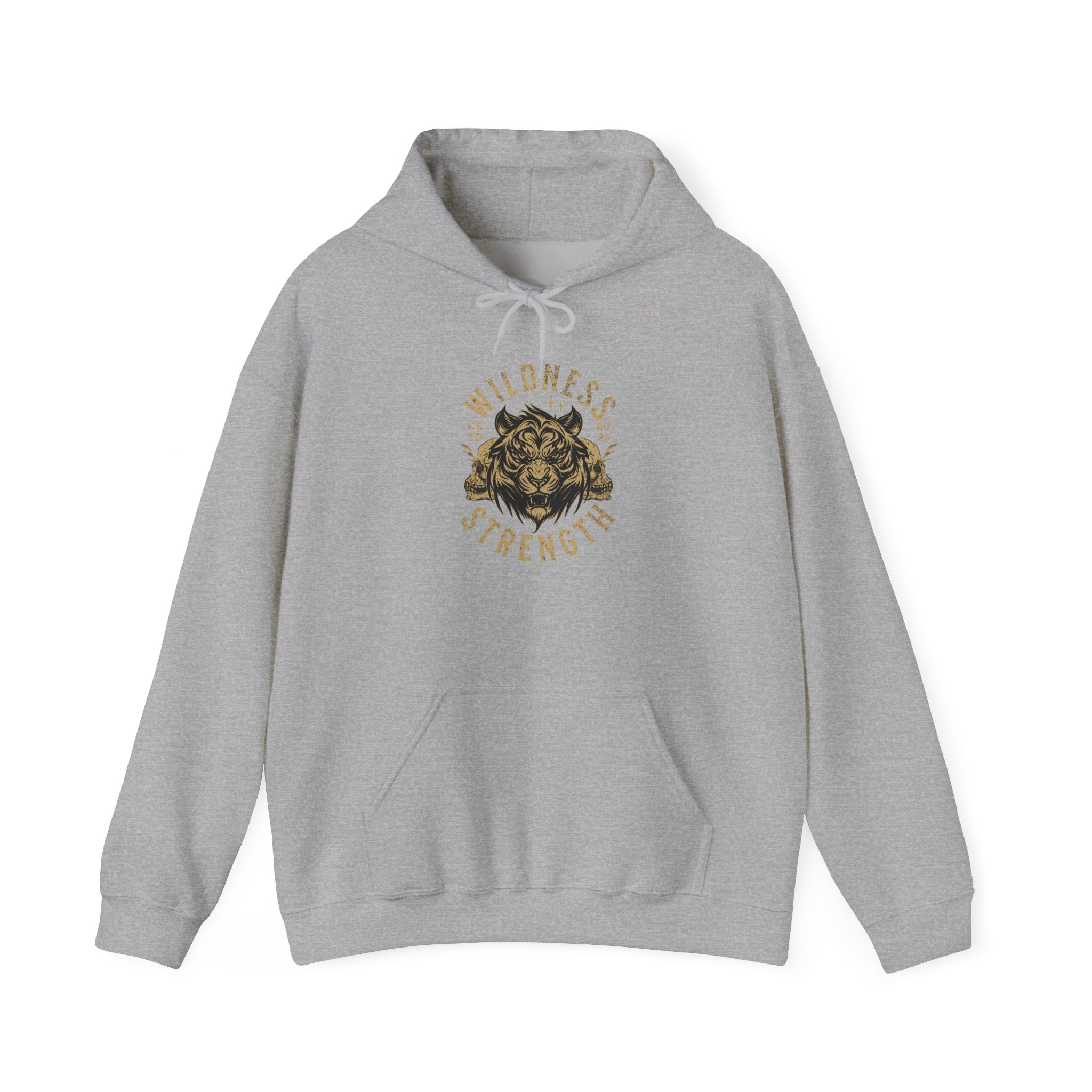 Wildness Strength Unisex Hoodie, Strength Hoodie, Nature-Inspired Sweatshirt, Wild Spirit Apparel, Gift for Adventure Lovers, Casual Hoodie
