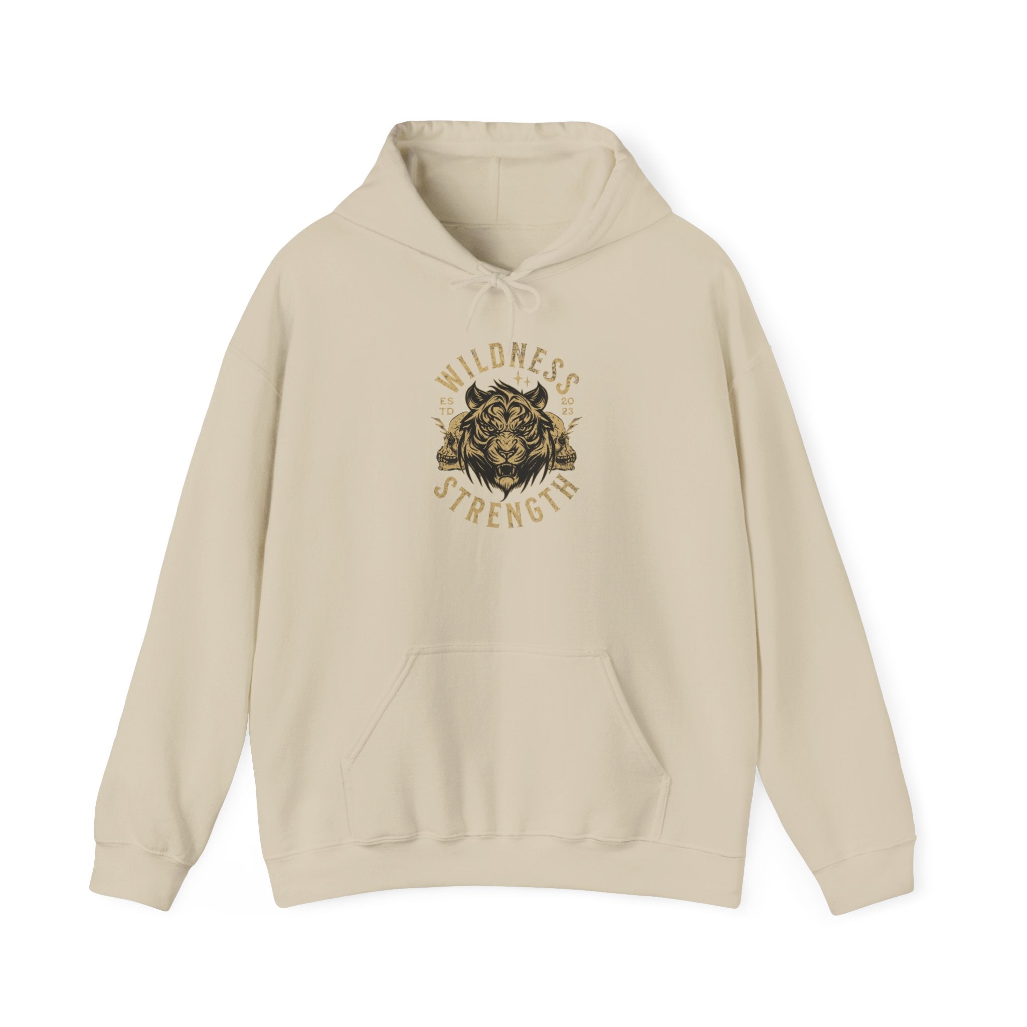 Wildness Strength Unisex Hoodie, Strength Hoodie, Nature-Inspired Sweatshirt, Wild Spirit Apparel, Gift for Adventure Lovers, Casual Hoodie