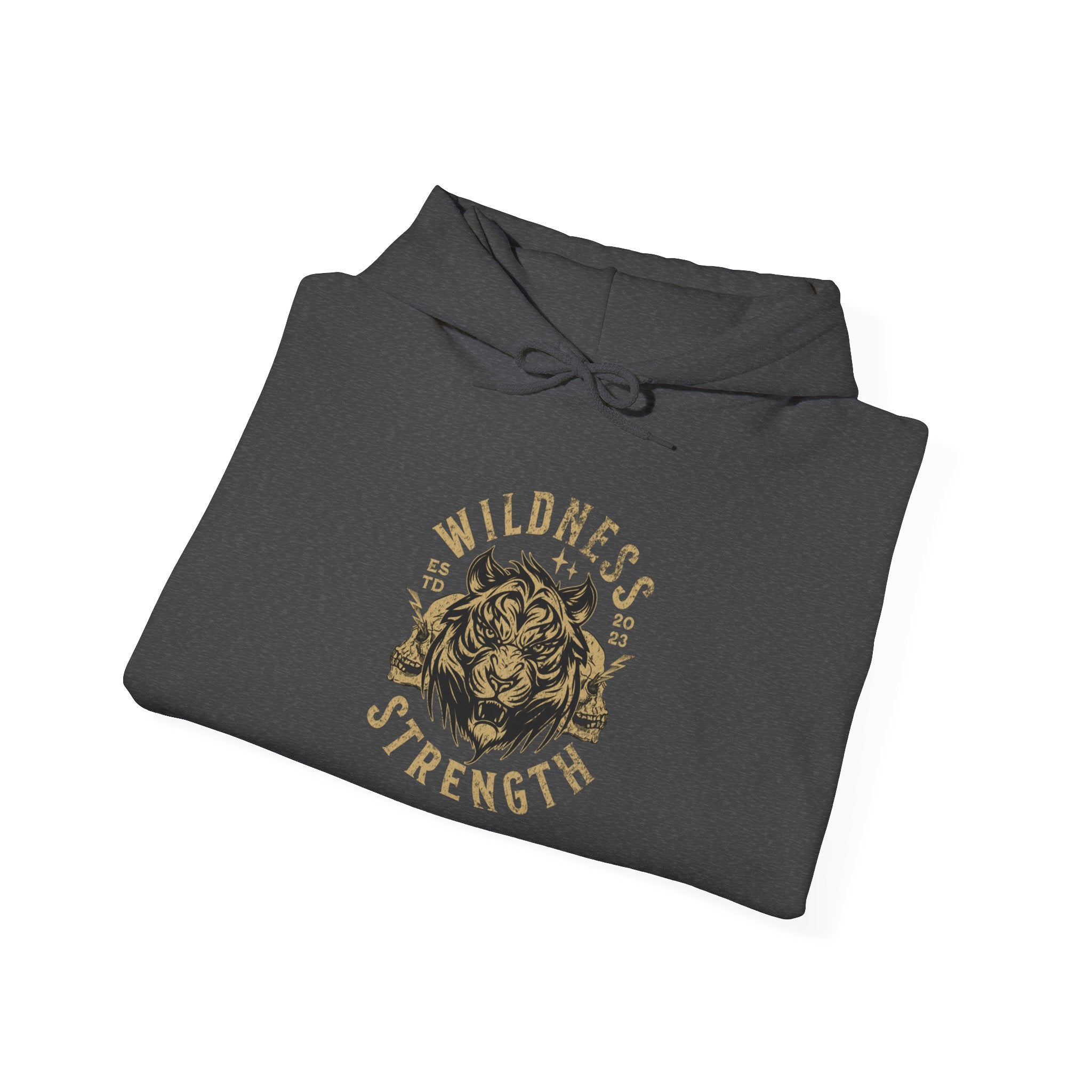 Wildness Strength Unisex Hoodie, Strength Hoodie, Nature-Inspired Sweatshirt, Wild Spirit Apparel, Gift for Adventure Lovers, Casual Hoodie