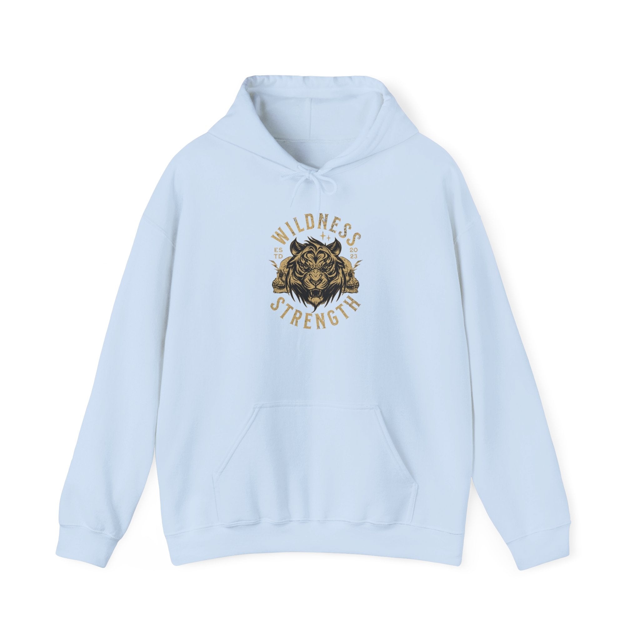 Wildness Strength Unisex Hoodie, Strength Hoodie, Nature-Inspired Sweatshirt, Wild Spirit Apparel, Gift for Adventure Lovers, Casual Hoodie