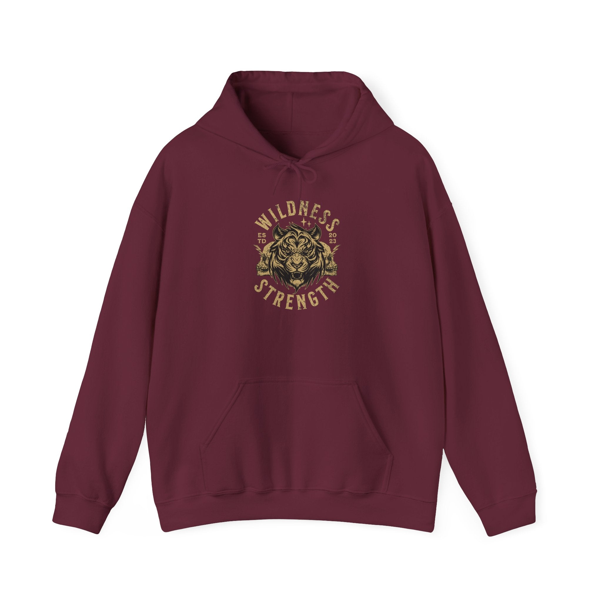 Wildness Strength Unisex Hoodie, Strength Hoodie, Nature-Inspired Sweatshirt, Wild Spirit Apparel, Gift for Adventure Lovers, Casual Hoodie