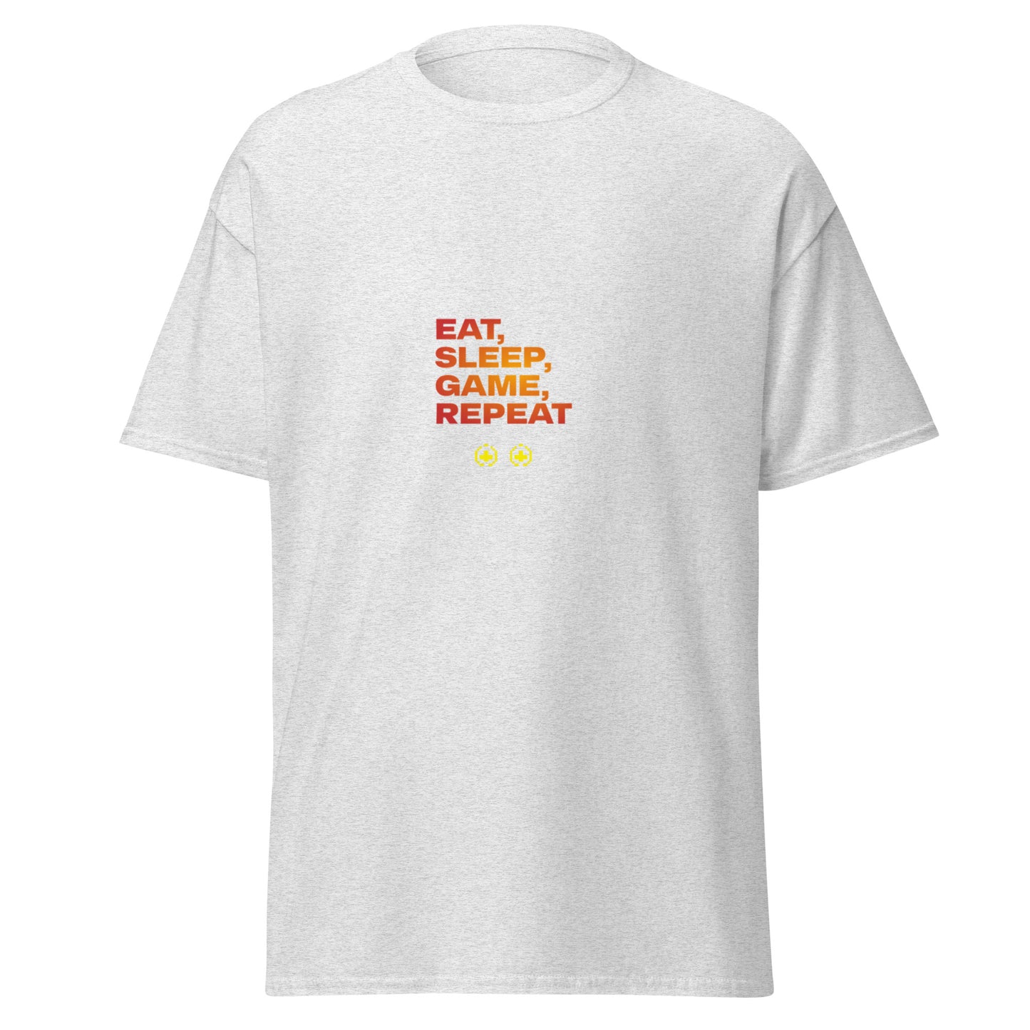 EAT SLEEP GAME REPEAT tee - Kanvas T-Shirt