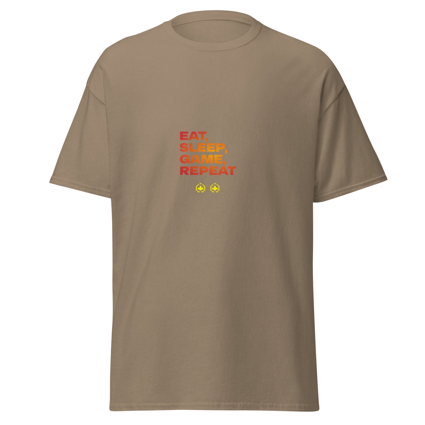 EAT SLEEP GAME REPEAT tee - Kanvas T-Shirt