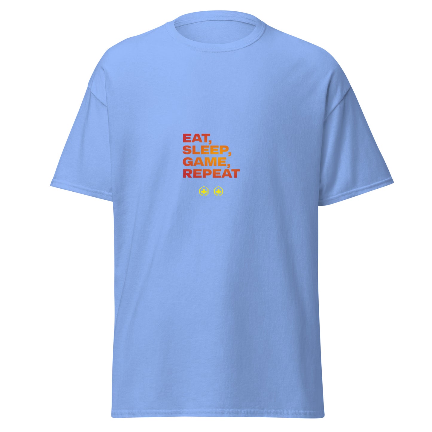 EAT SLEEP GAME REPEAT tee - Kanvas T-Shirt