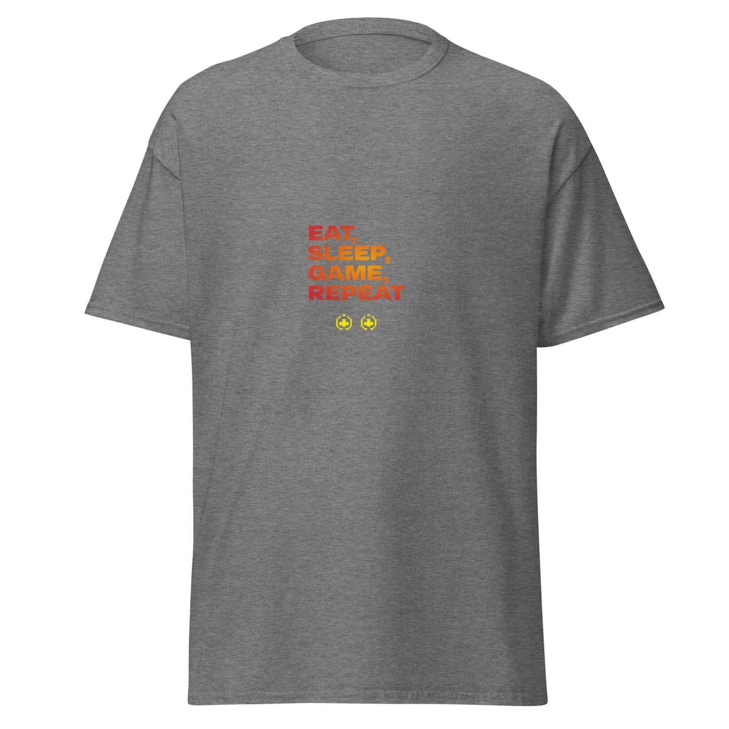 EAT SLEEP GAME REPEAT tee - Kanvas T-Shirt