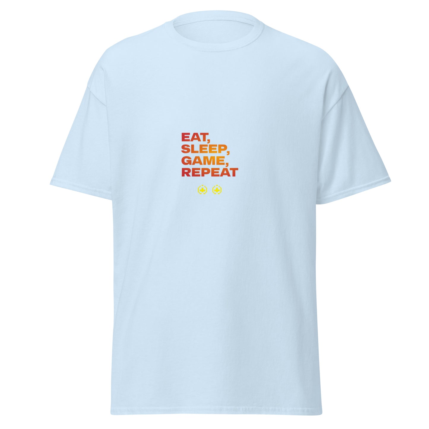 EAT SLEEP GAME REPEAT tee - Kanvas T-Shirt