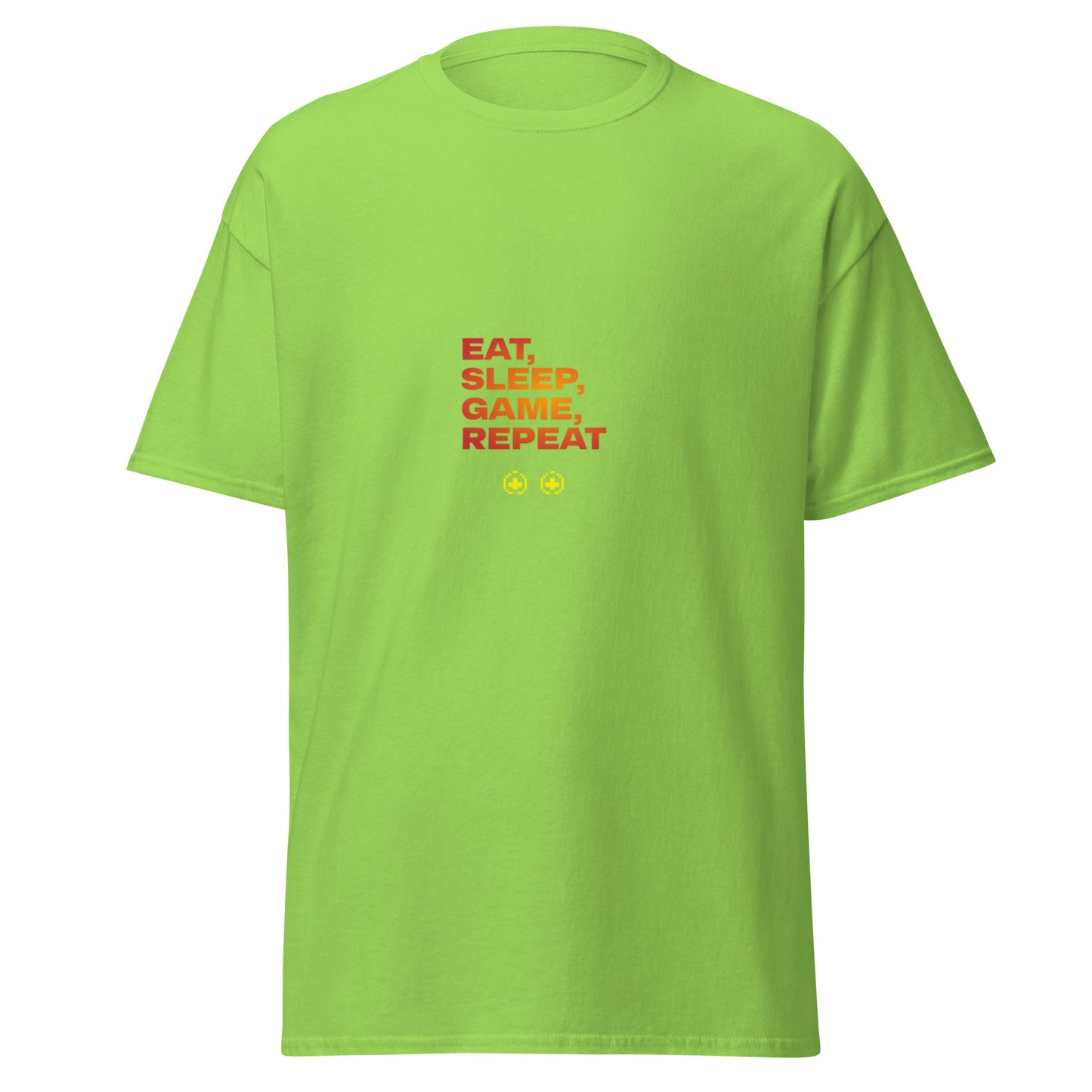 EAT SLEEP GAME REPEAT tee - Kanvas T-Shirt