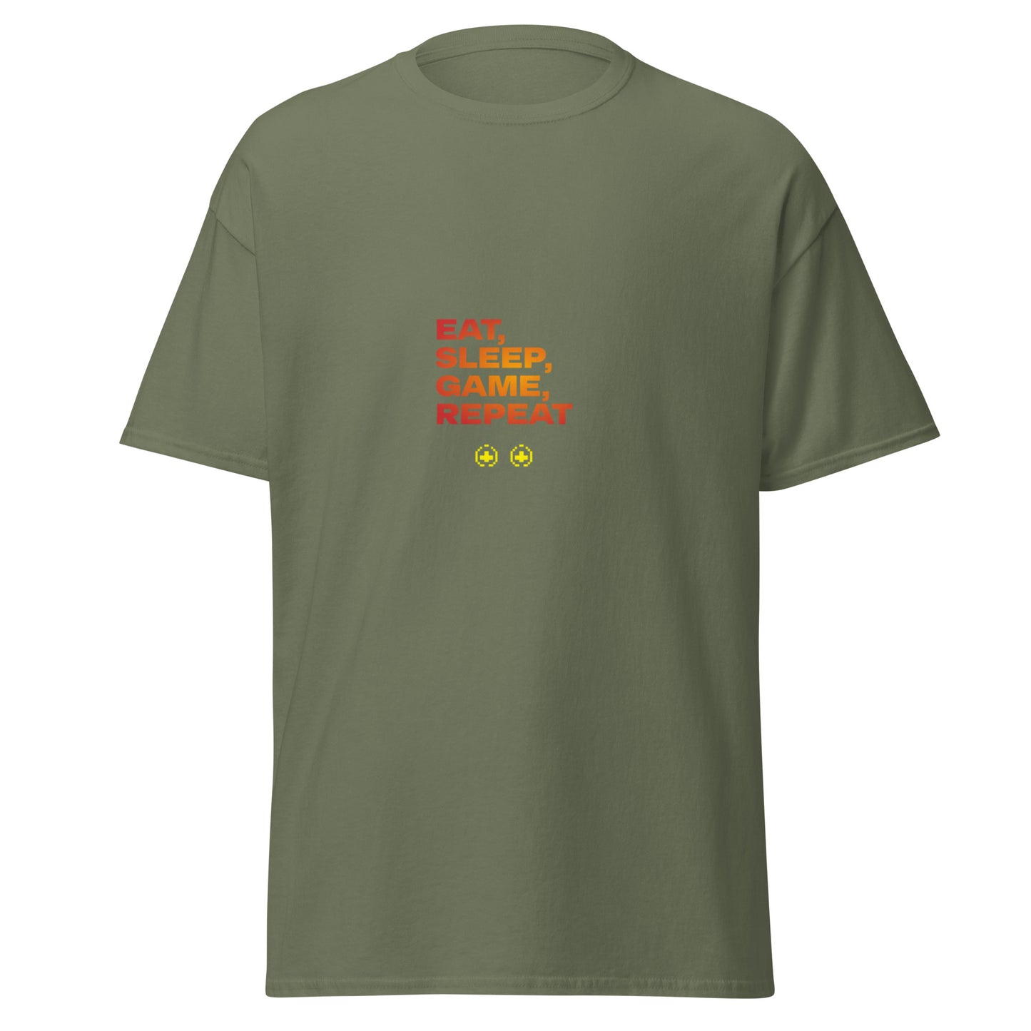 EAT SLEEP GAME REPEAT tee - Kanvas T-Shirt