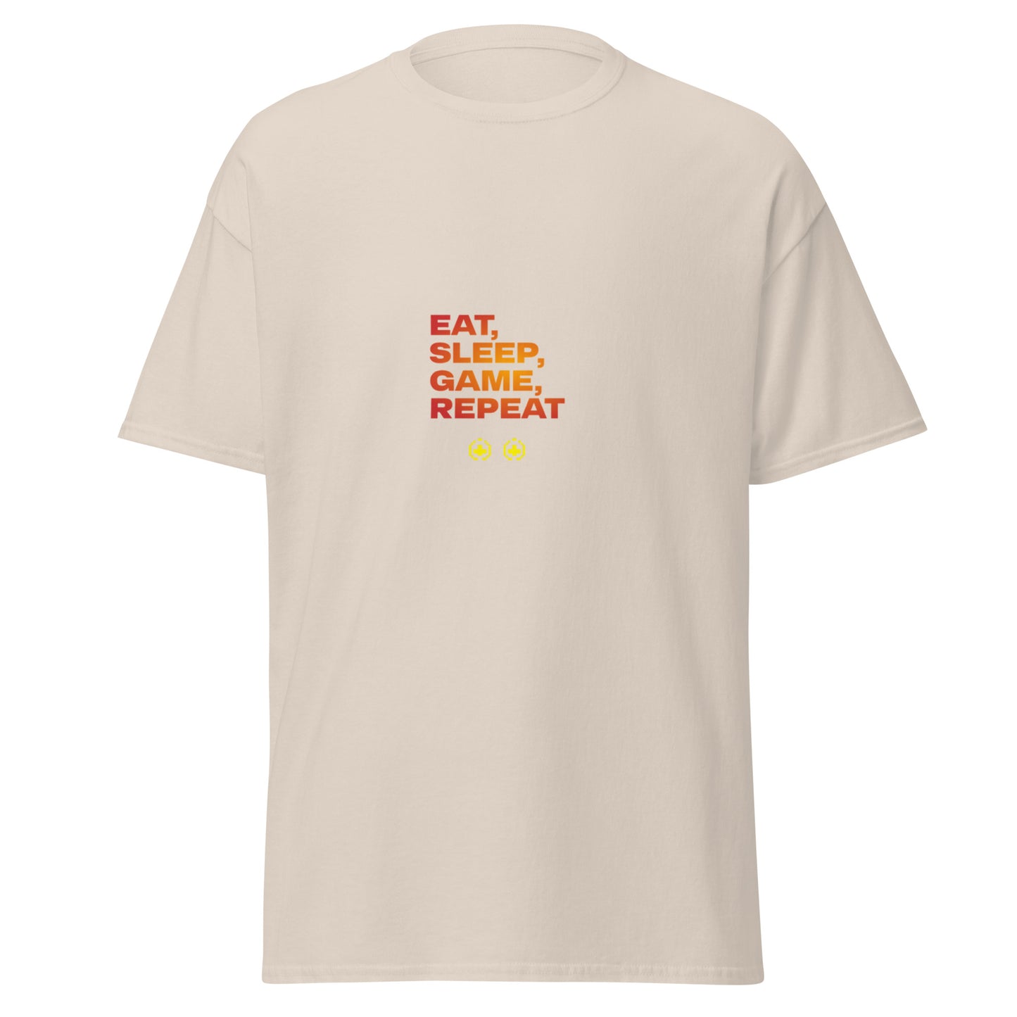 EAT SLEEP GAME REPEAT tee - Kanvas T-Shirt