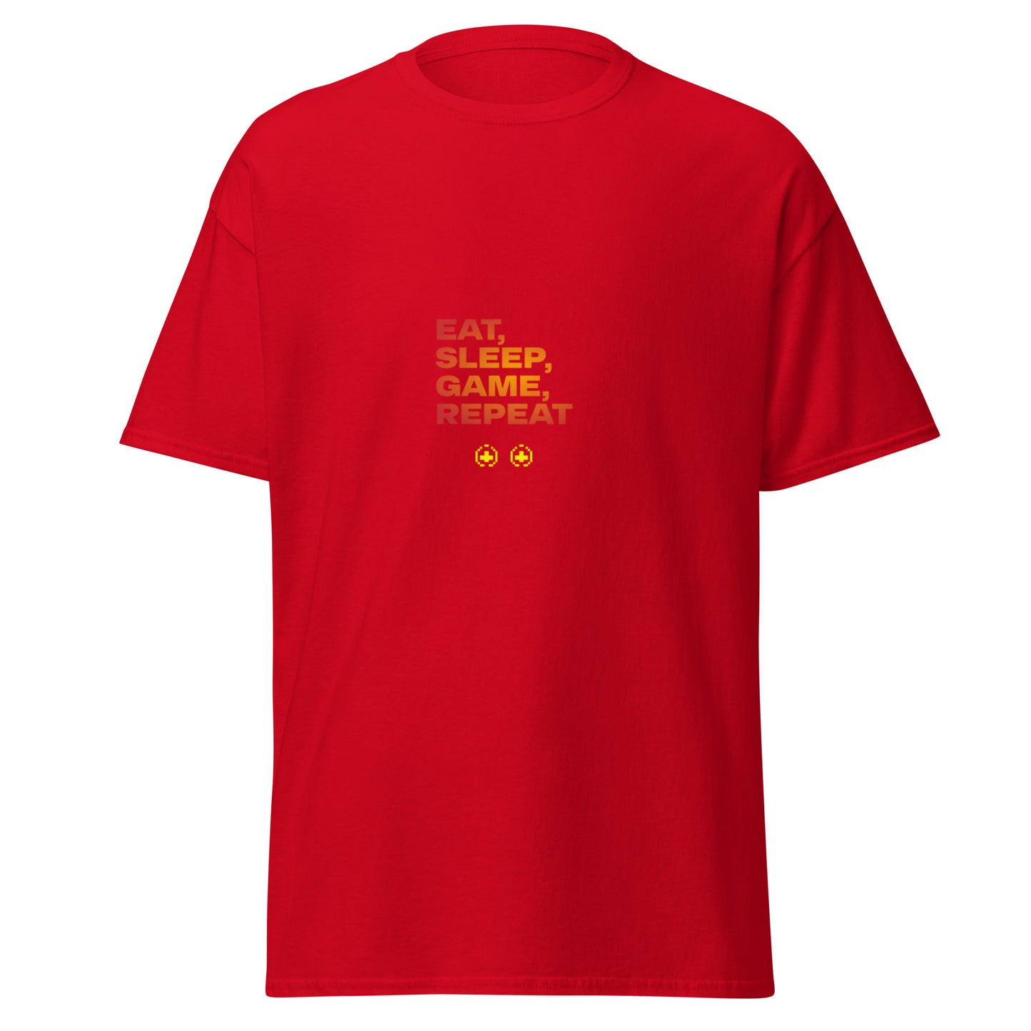 EAT SLEEP GAME REPEAT tee - Kanvas T-Shirt