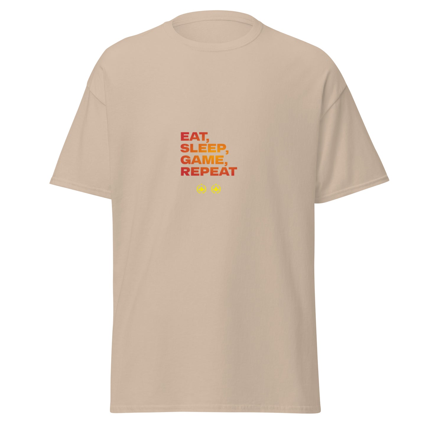EAT SLEEP GAME REPEAT tee - Kanvas T-Shirt
