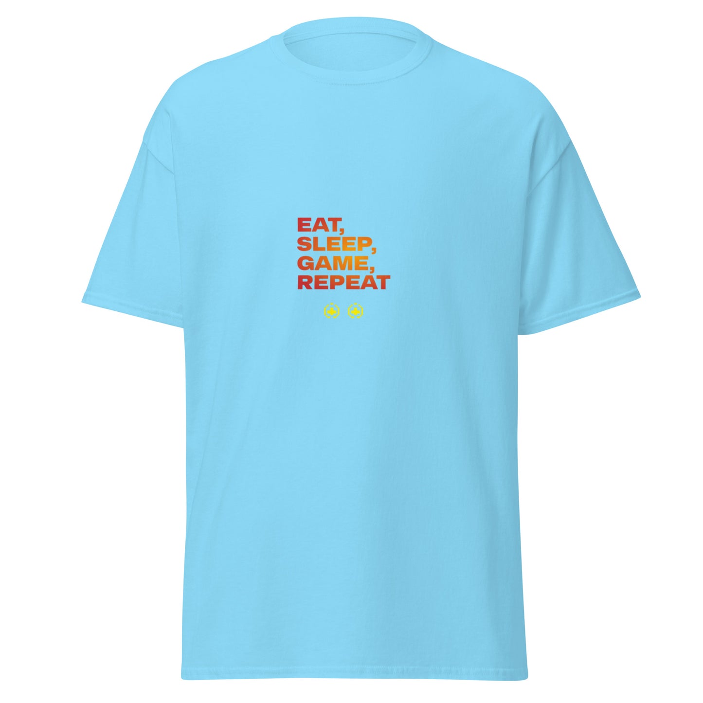 EAT SLEEP GAME REPEAT tee - Kanvas T-Shirt