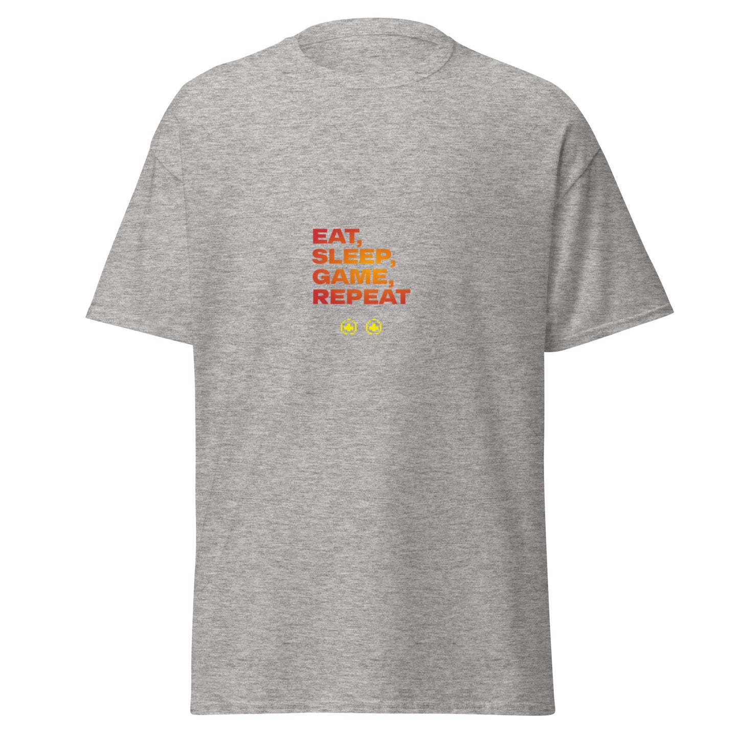 EAT SLEEP GAME REPEAT tee - Kanvas T-Shirt