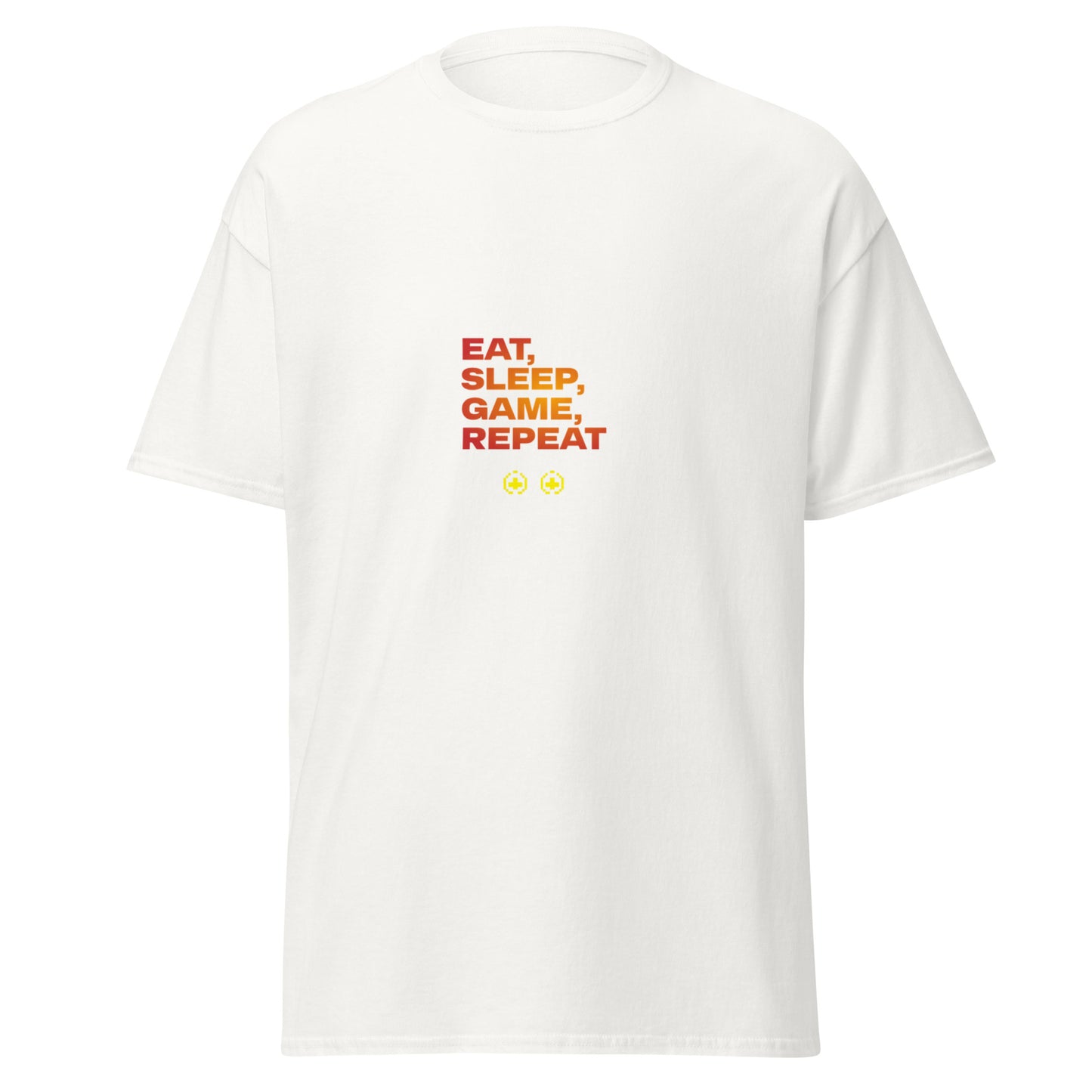 EAT SLEEP GAME REPEAT tee - Kanvas T-Shirt