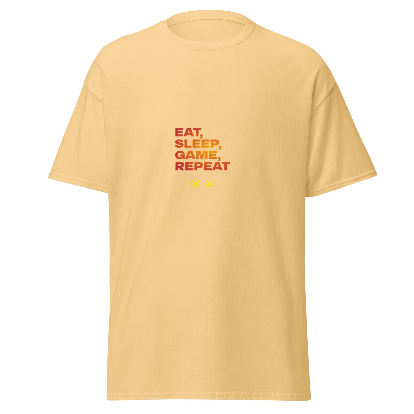 EAT SLEEP GAME REPEAT tee - Kanvas T-Shirt